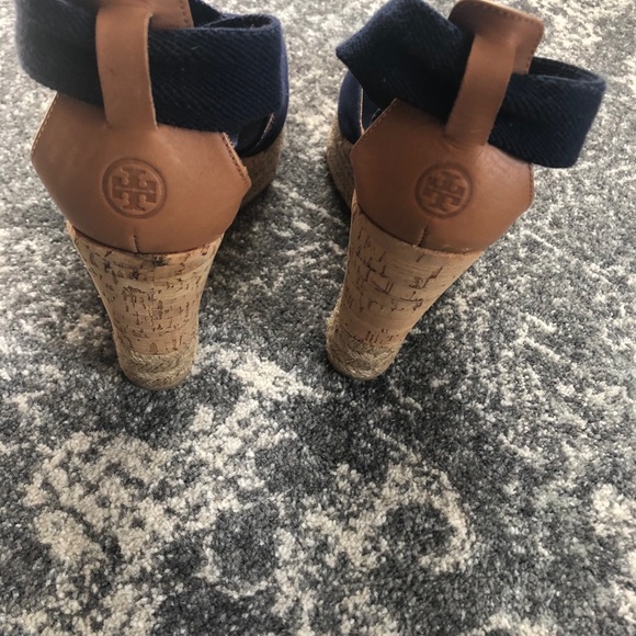 Tory Burch wedge espadrilles size 10 - Picture 10 of 11